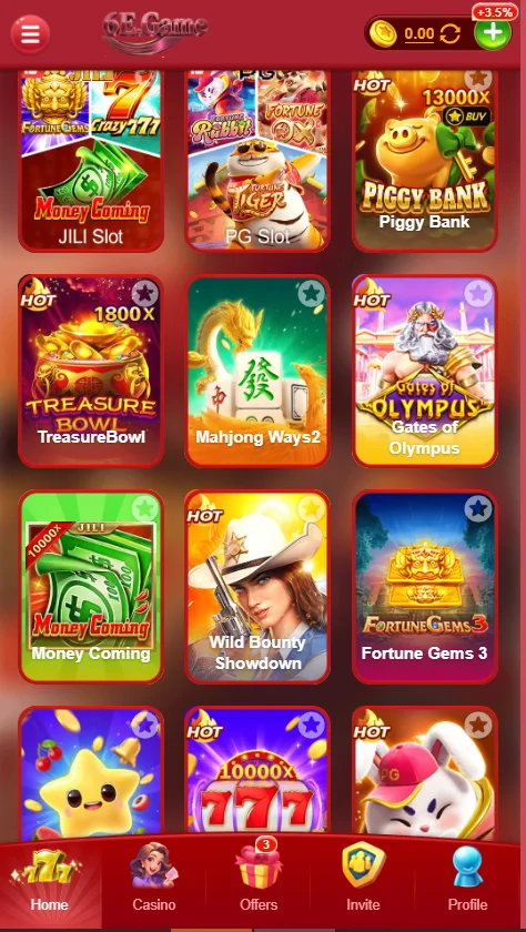 6e game app explore the wide range of games play and earn real money 