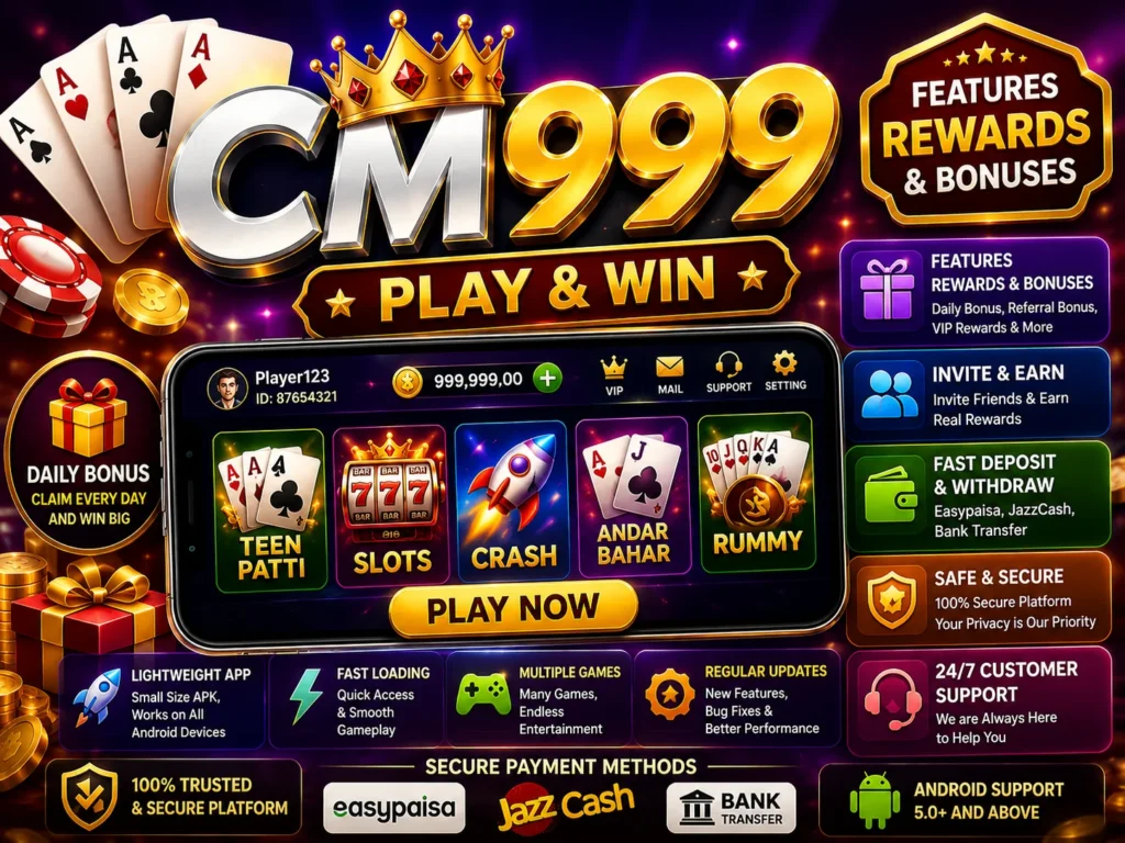 Cm999 game apk rewards and bonuses